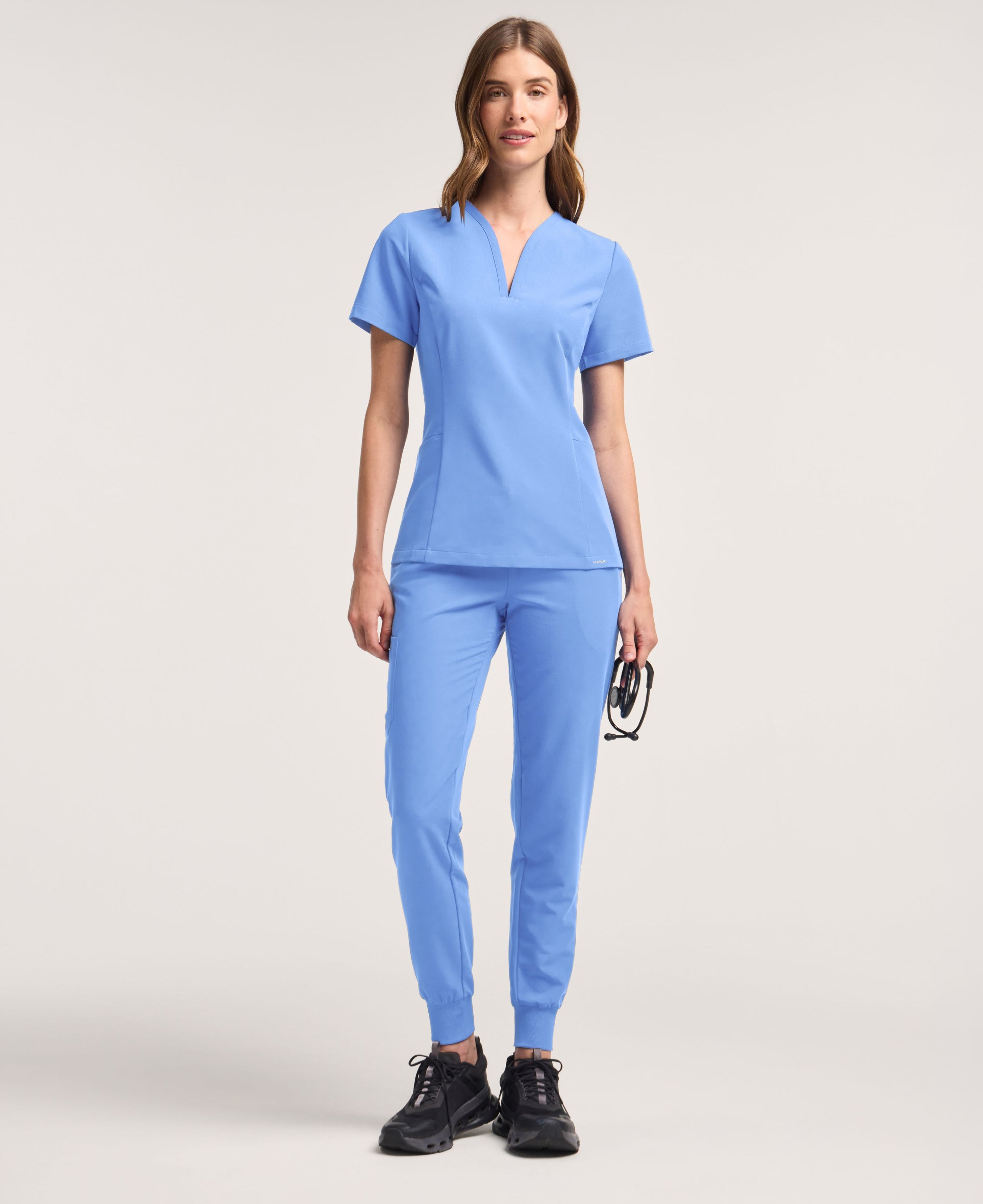Silex Slim Scrub Jogger - Ceil Blue