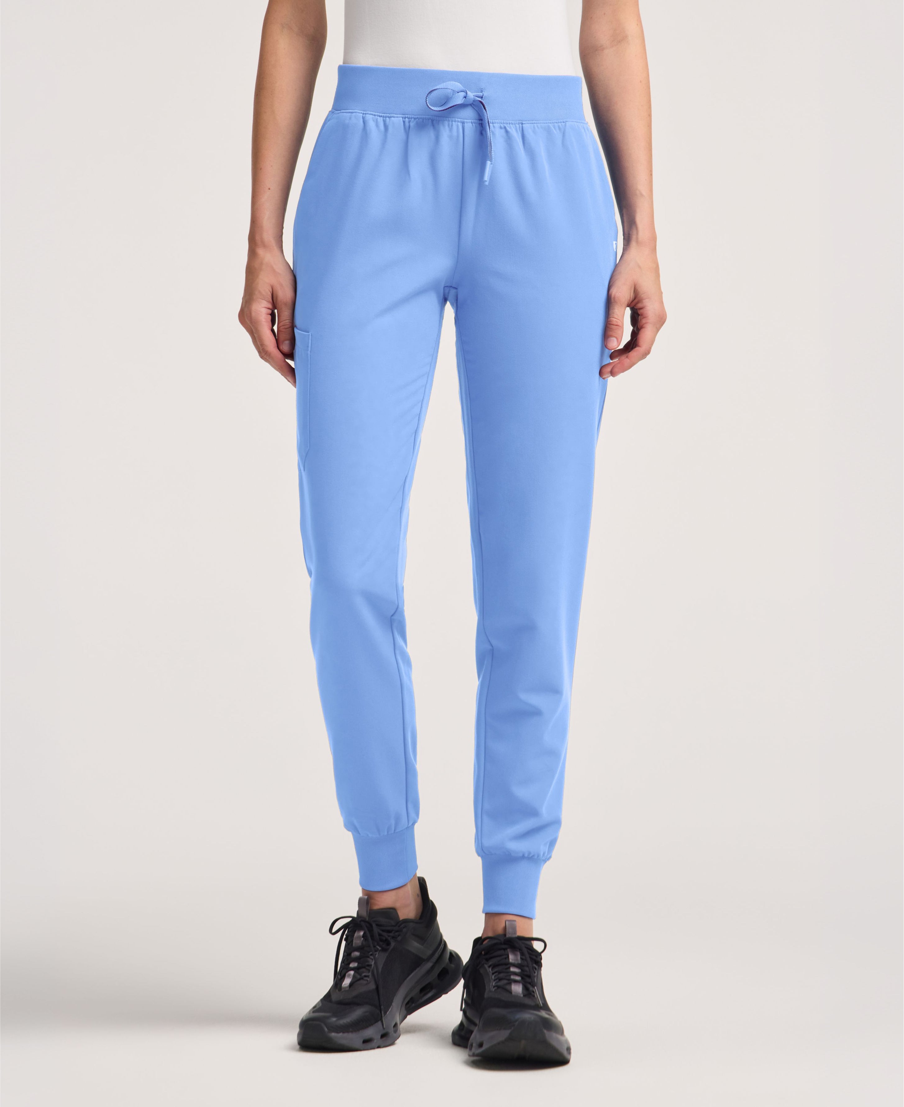 Jaanuu Silex Slim Scrub Jogger in Ceil Blue, product photo 2 of 6