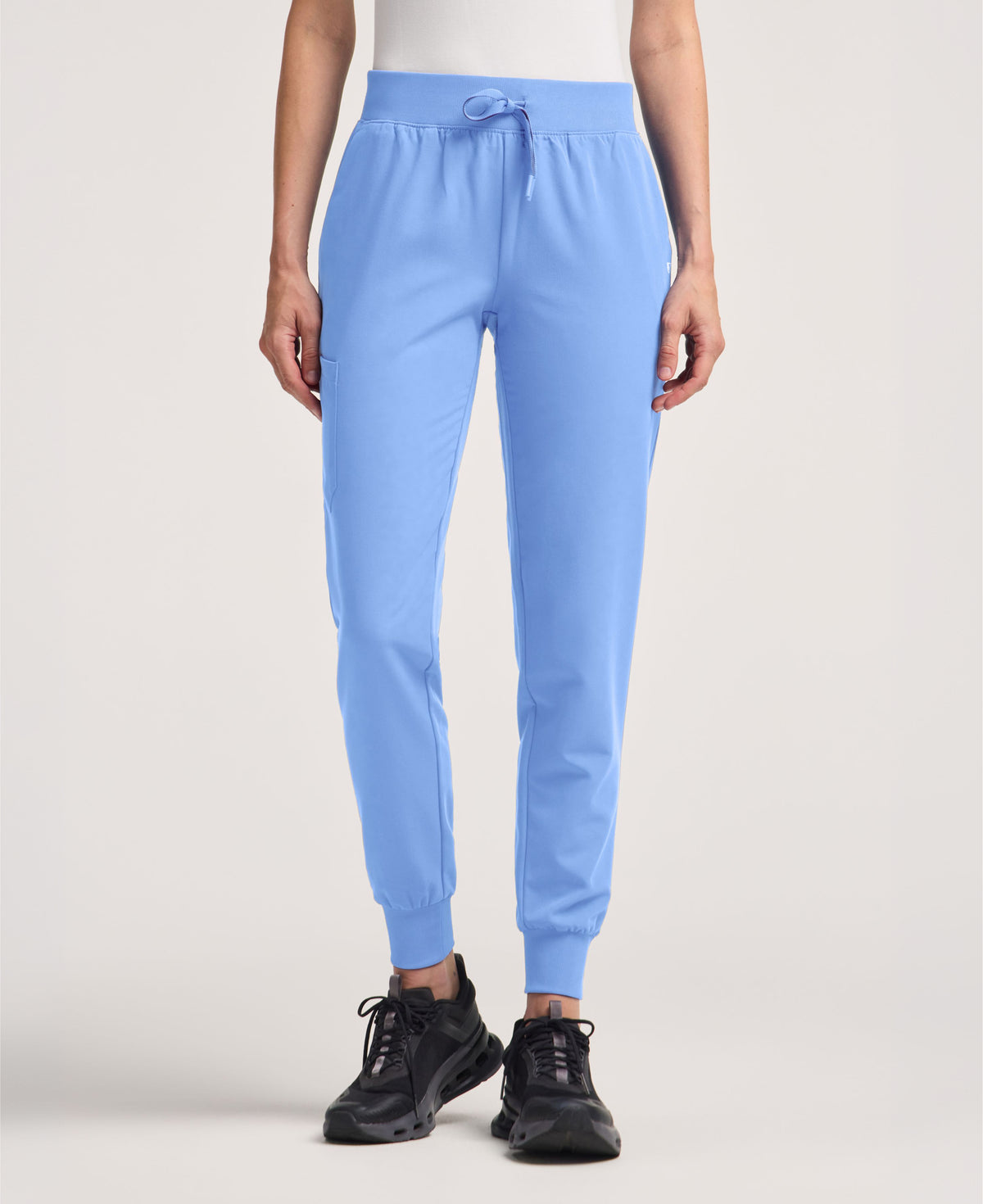 Jaanuu Silex Slim Scrub Jogger in Ceil Blue, product photo 2 of 6