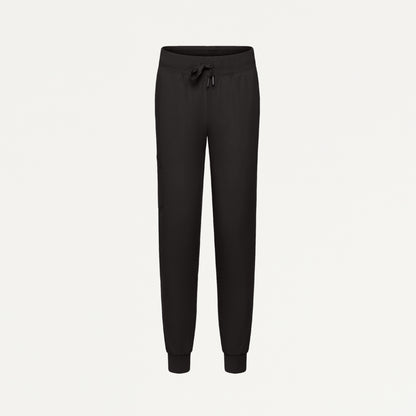 Silex Slim Knit-Waist Scrub Jogger - Charcoal