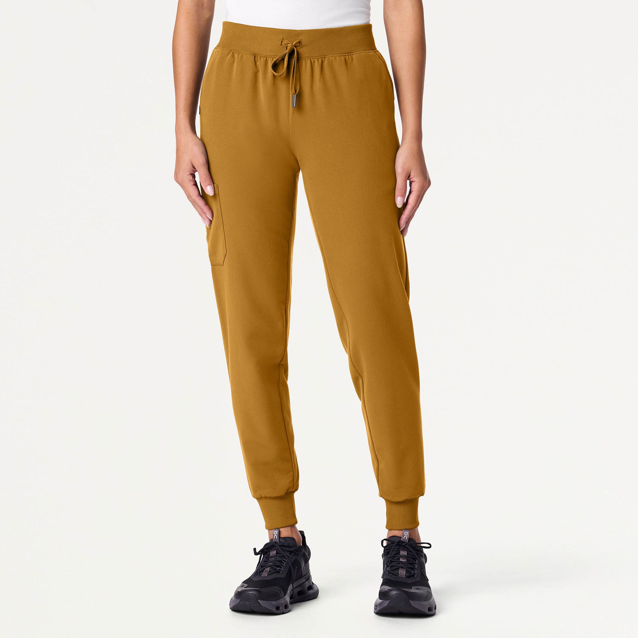 Silex Slim Knit-Waist Scrub Jogger - Cider – Jaanuu