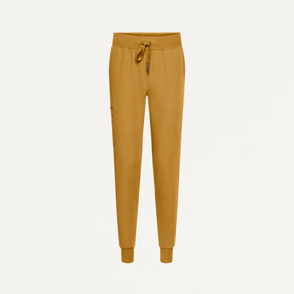 Silex Slim Knit-Waist Scrub Jogger - Cider