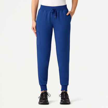 Silex Slim Knit-Waist Scrub Jogger - Galaxy