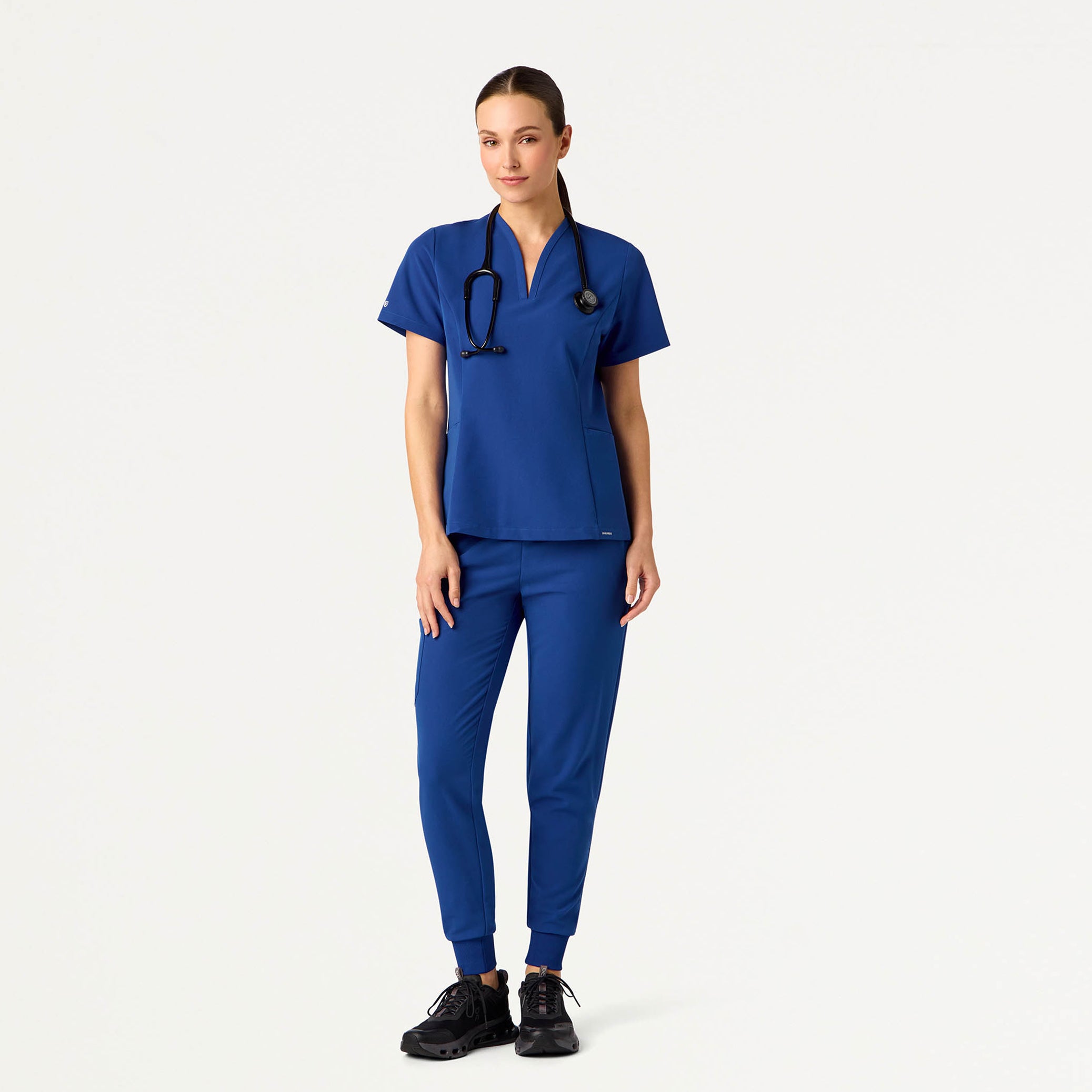 Silex Slim Knit-Waist Scrub Jogger - Galaxy