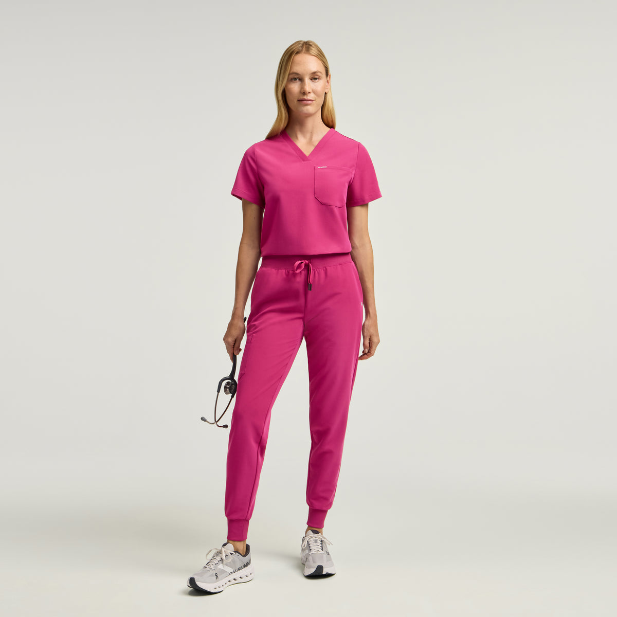 Silex Slim Scrub Jogger - Warrior Pink