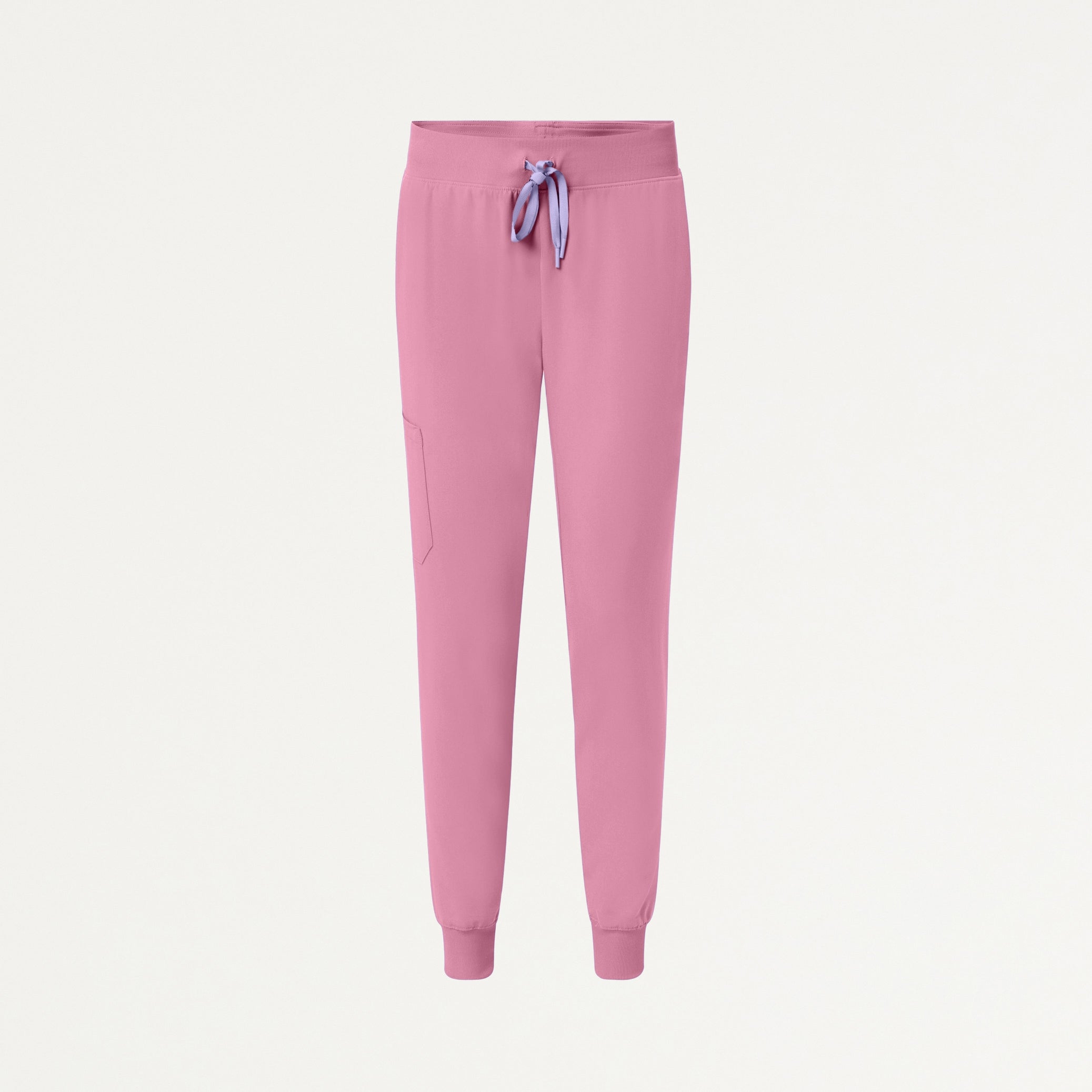 Silex Slim Knit-Waist Scrub Jogger - Orchid