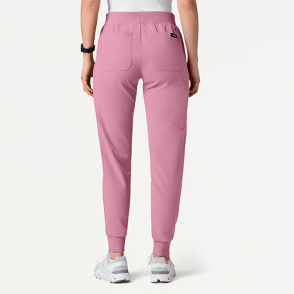 Silex Slim Knit-Waist Scrub Jogger - Orchid