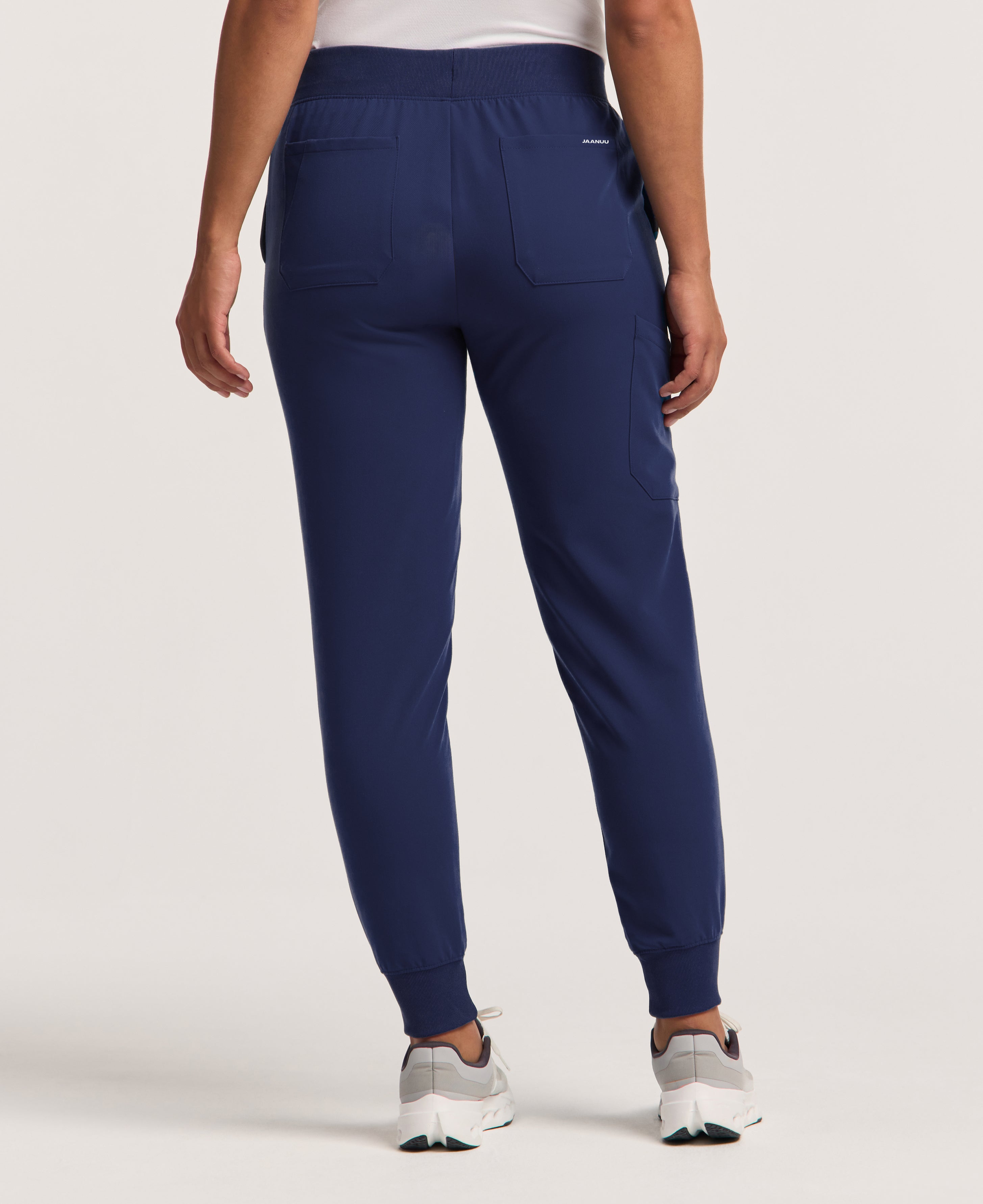Jaanuu Silex Slim Scrub Jogger in Midnight Navy, product photo 3 of 6