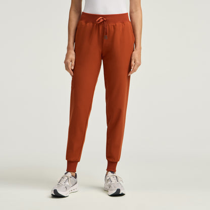 Silex Slim Scrub Jogger - Sienna