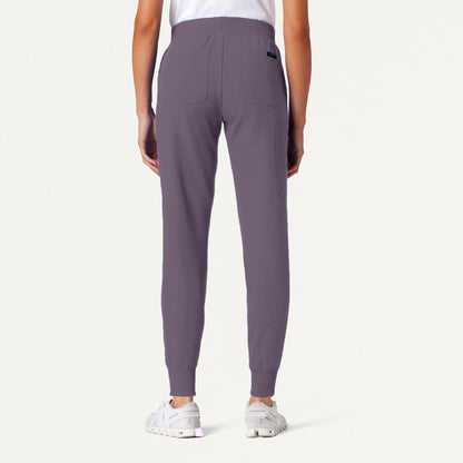 Silex Slim Knit-Waist Scrub Jogger - Titanium