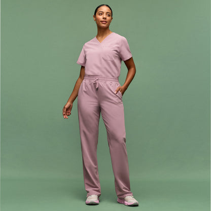 Kerr 365 High Waisted Scrub Pant - Blossom