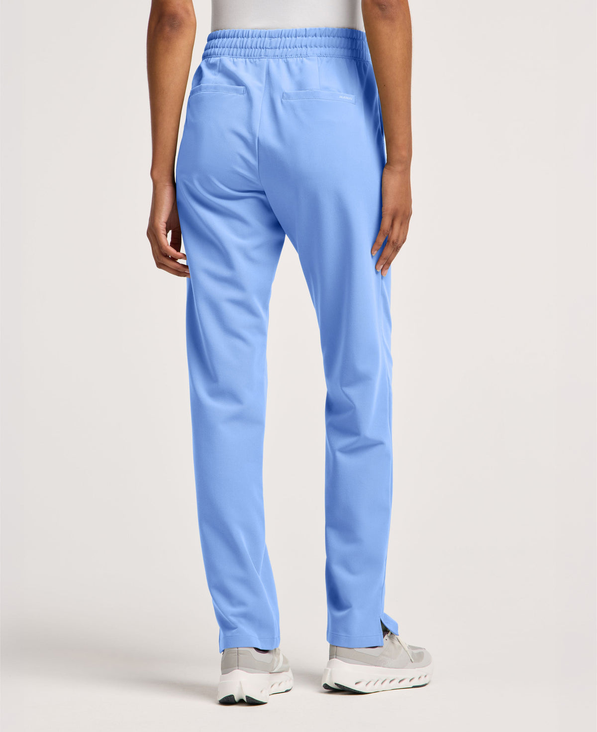 Jaanuu Kerr High Waisted Scrub Pant in Ceil Blue, product photo 2 of 6