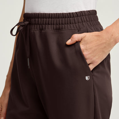 Kerr High Waisted Scrub Pant - Espresso
