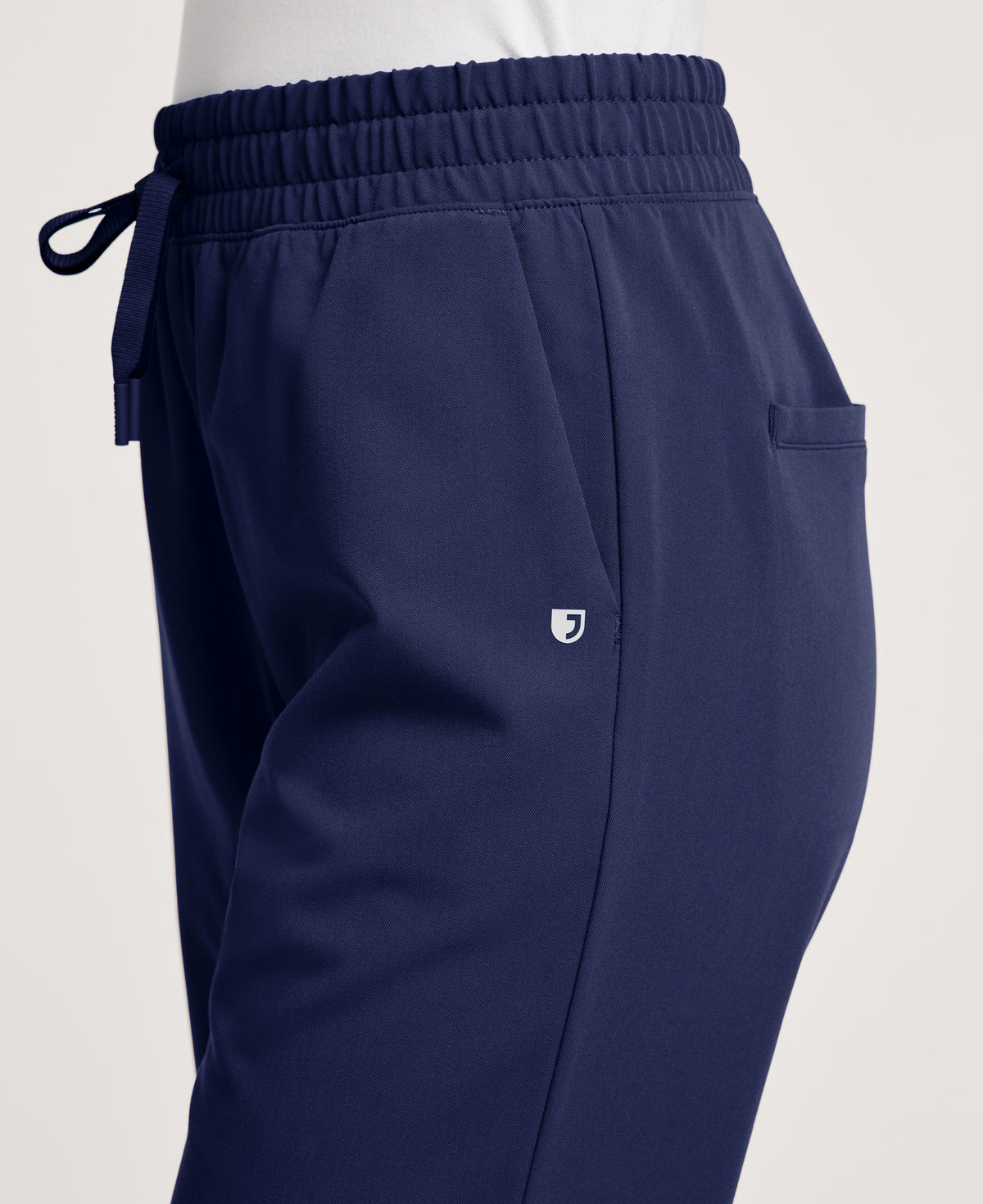 Jaanuu Kerr High Waisted Scrub Pant in Midnight Navy, product photo 3 of 6