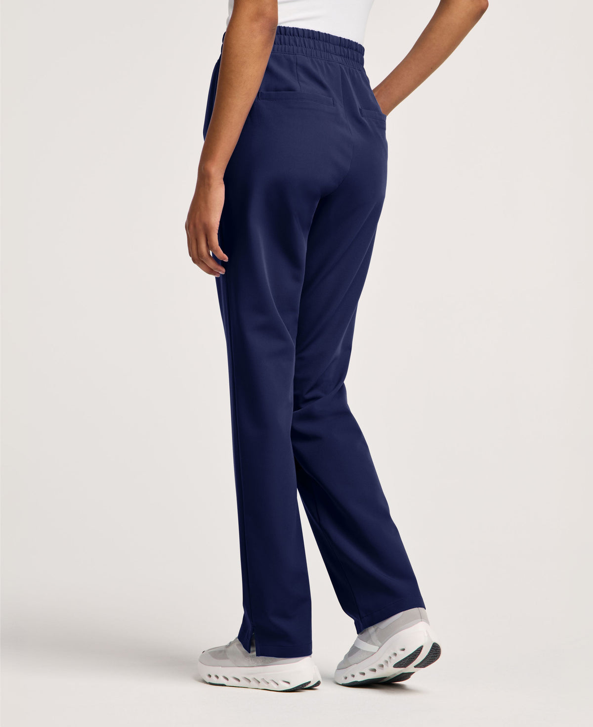 Jaanuu Kerr High Waisted Scrub Pant in Midnight Navy, product photo 4 of 6