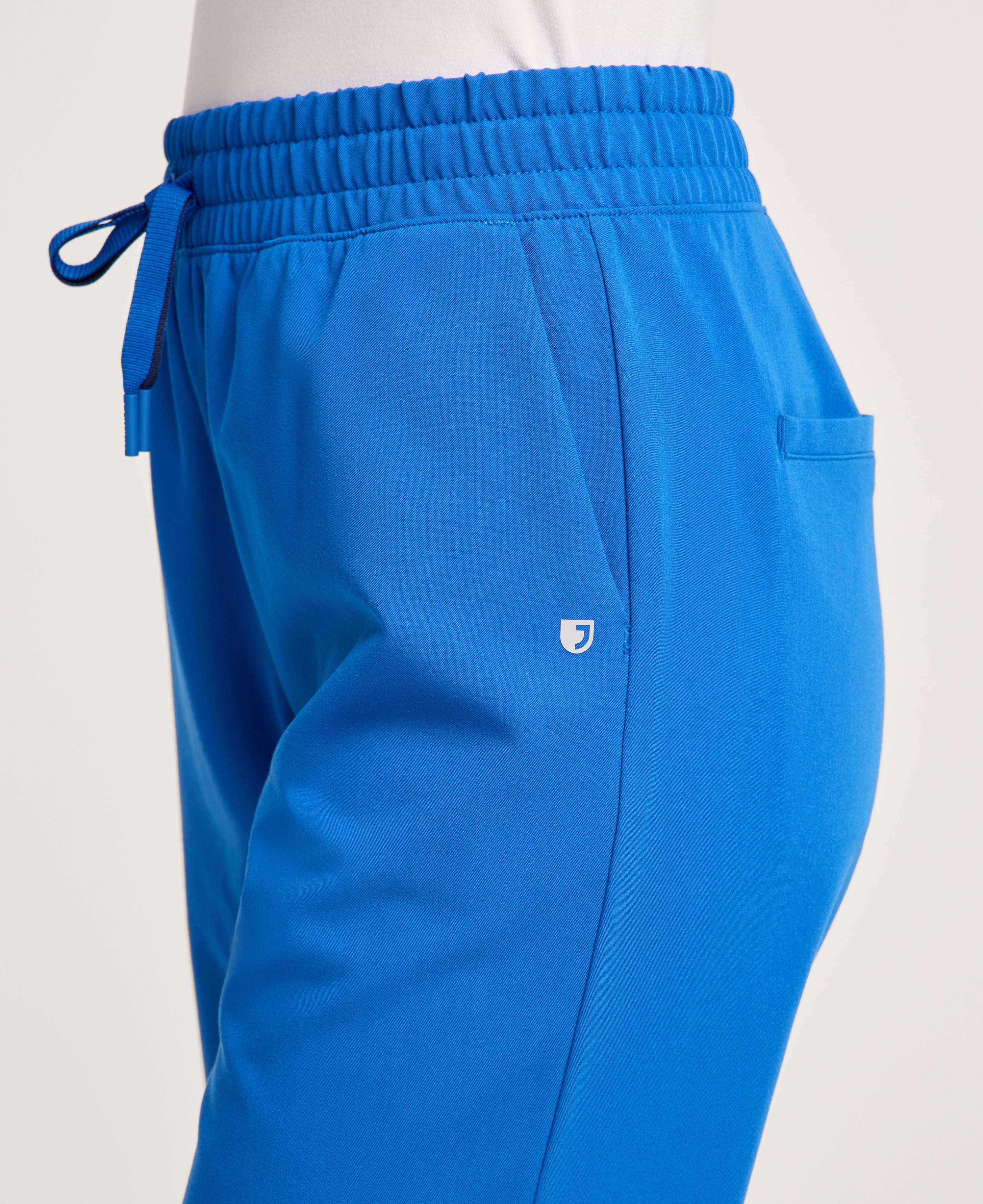 Jaanuu Kerr High Waisted Scrub Pant in Royal Blue, product photo 4 of 6