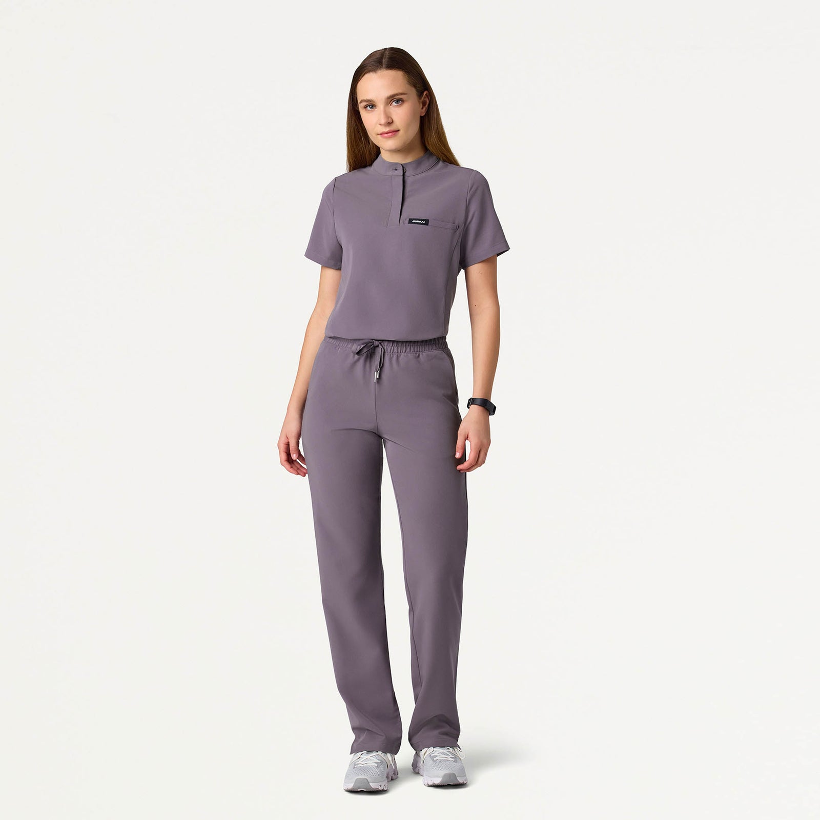 Kerr 365 High Waisted Scrub Pant - Titanium