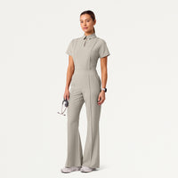 Kori Slim High Waisted Scrub Pant - Fog