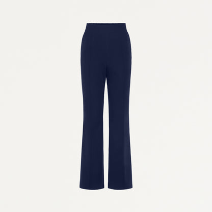 Kori High Waisted Flare Scrub Pant - Midnight Navy