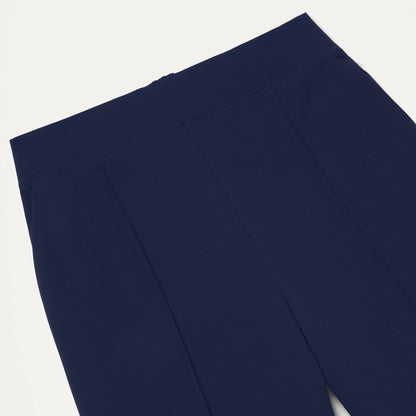 Kori High Waisted Flare Scrub Pant - Midnight Navy