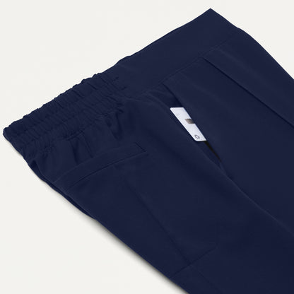 Kori High Waisted Flare Scrub Pant - Midnight Navy