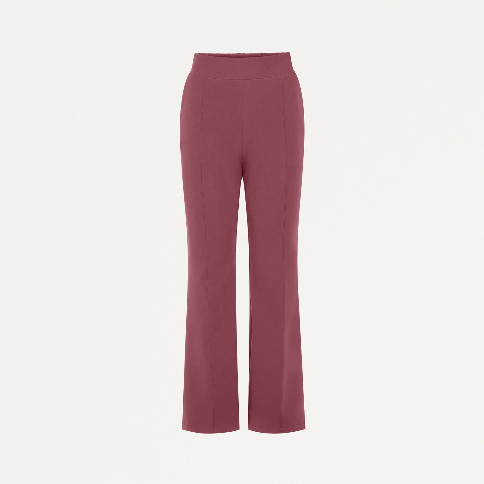 Kori Slim High Waisted Scrub Pant - Rosewood