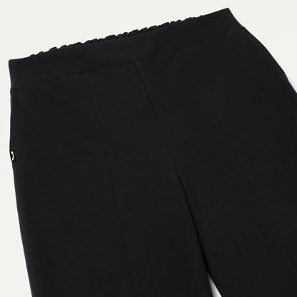 Halle High Waisted Tapered Scrub Pant - Black