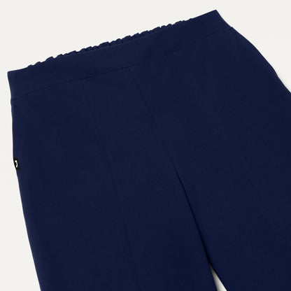 Halle High Waisted Tapered Scrub Pant - Midnight Navy