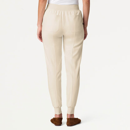 Willow Slim High Waisted Scrub Jogger - Birch