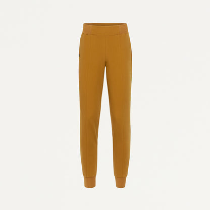 Willow Slim High Waisted Scrub Jogger - Cider