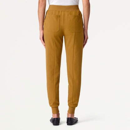 Willow Slim High Waisted Scrub Jogger - Cider