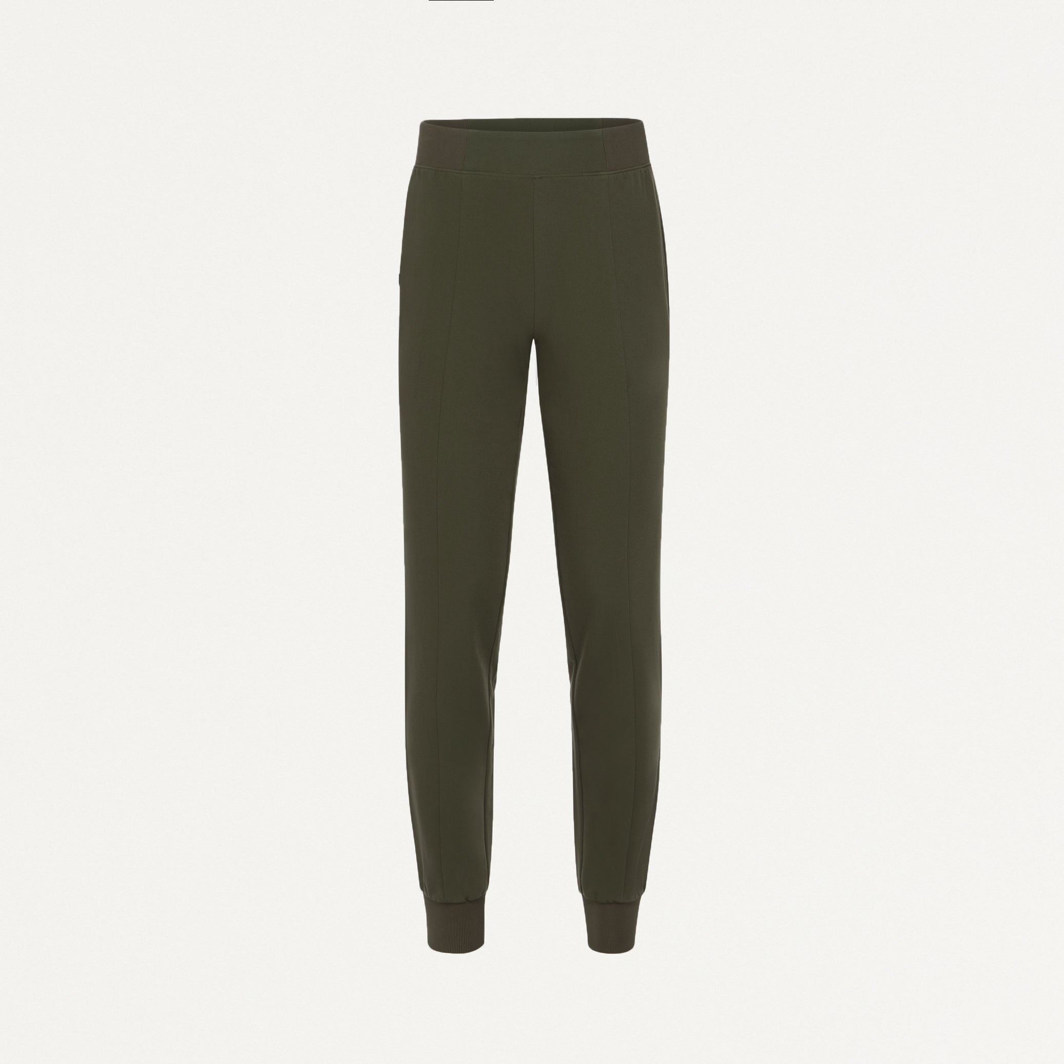 Willow Slim High Waisted Scrub Jogger - Deep Olive
