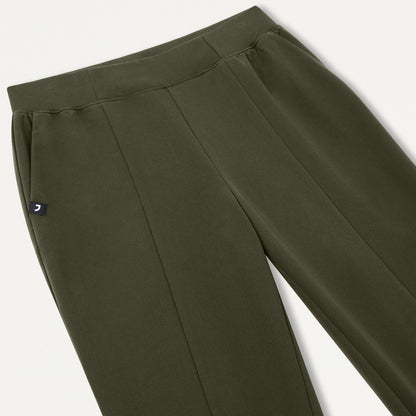 Willow Slim High Waisted Scrub Jogger - Deep Olive