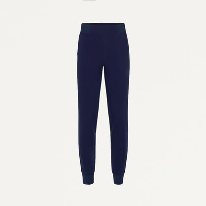 Willow Slim High Waisted Scrub Jogger - Midnight Navy