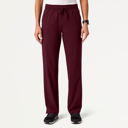 Xenos UltraLITE™ Knit-Waist Scrub Pant - Burgundy – JAANUU