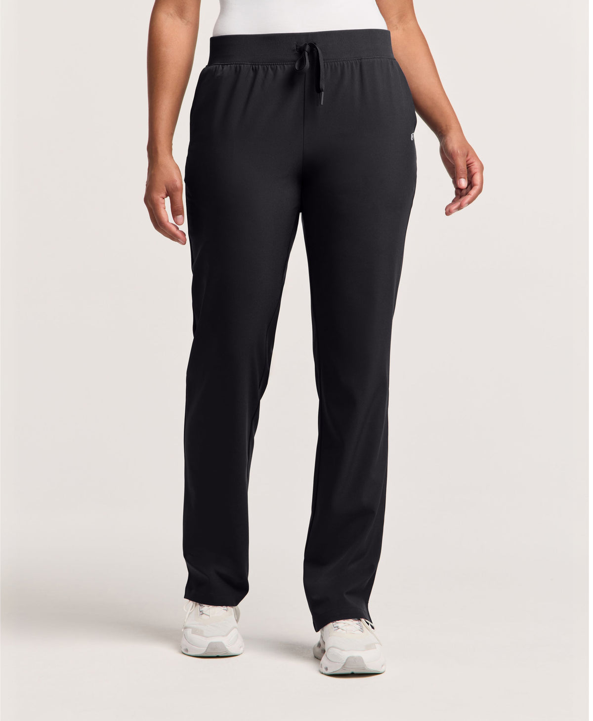 Jaanuu Cam 5-Pocket Scrub Pant in Black, product photo 1 of 6