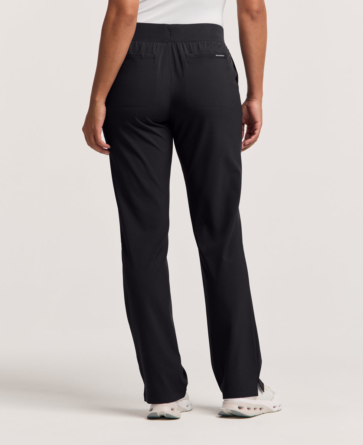 Jaanuu Cam 5-Pocket Scrub Pant in Black, product photo 6 of 6