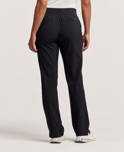 Jaanuu Cam 5-Pocket Scrub Pant in Black, product photo 6 of 6