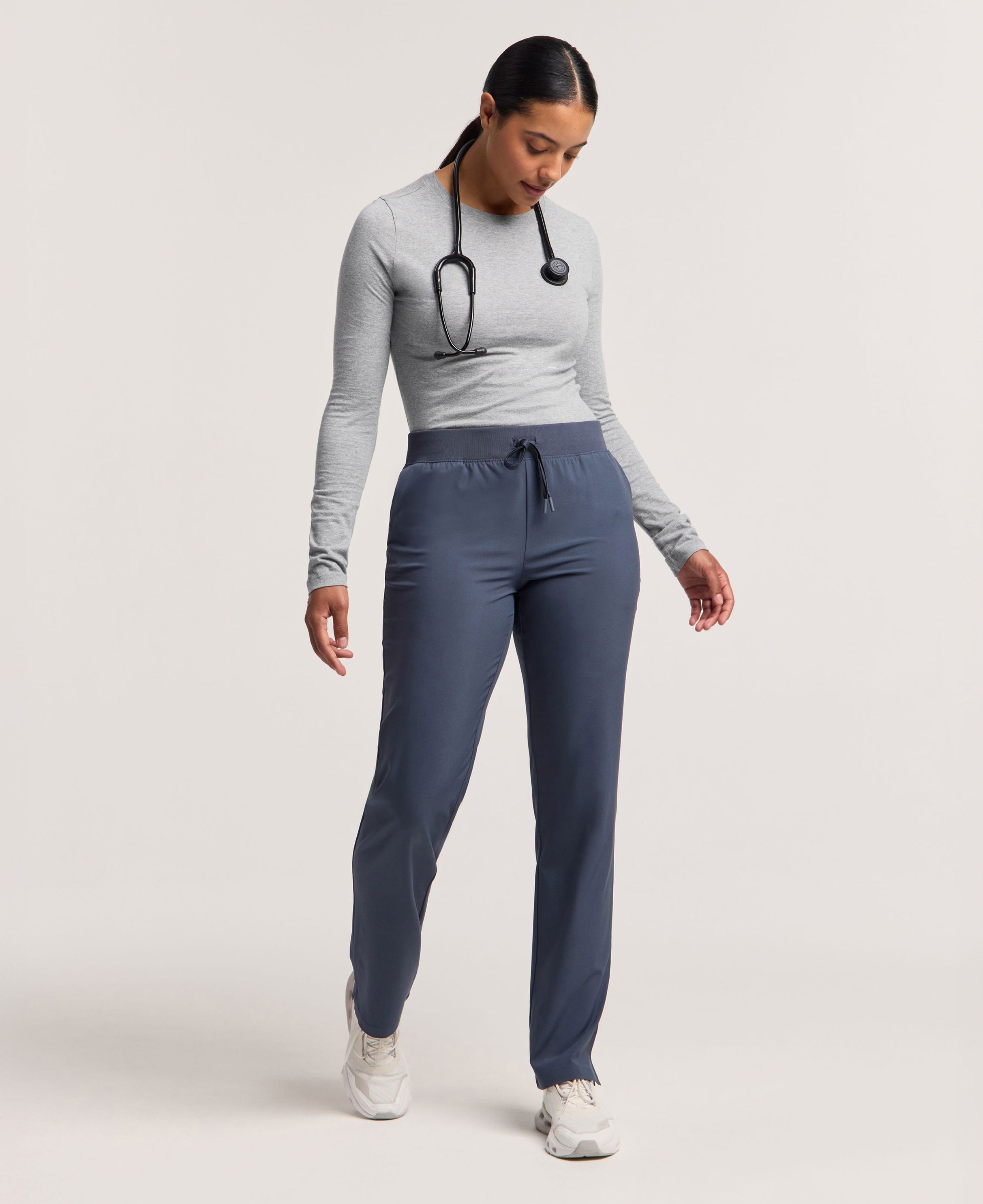 Cam 5-Pocket Scrub Pant - Carbon Gray