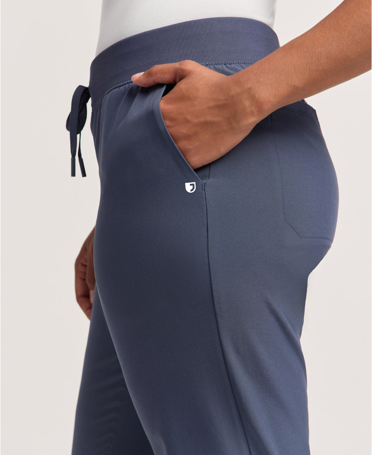 Jaanuu Cam 5-Pocket Scrub Pant in Carbon Gray, product photo 4 of 6