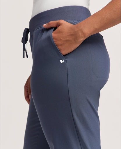 Jaanuu Cam 5-Pocket Scrub Pant in Carbon Gray, product photo 4 of 6
