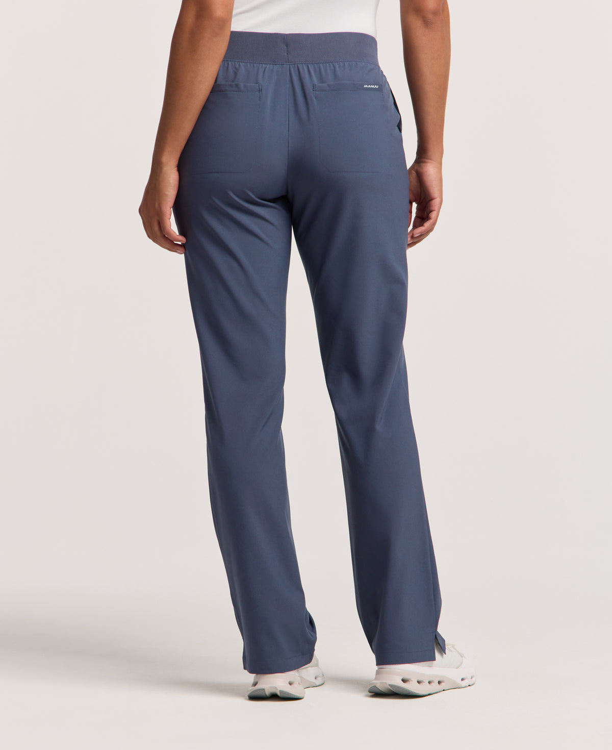 Jaanuu Cam 5-Pocket Scrub Pant in Carbon Gray, product photo 5 of 6