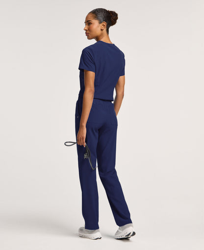 Jaanuu Cam 5-Pocket Scrub Pant in Midnight Navy, product photo 5 of 6