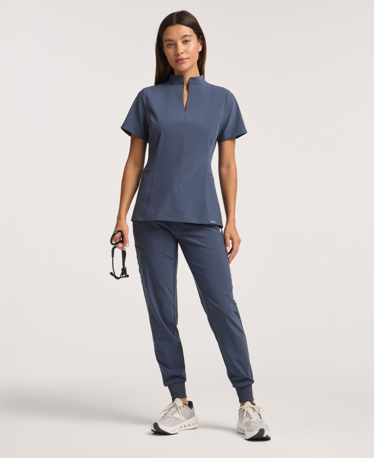 Jaanuu Arden Slim Scrub Jogger in Carbon Gray, product photo 6 of 6