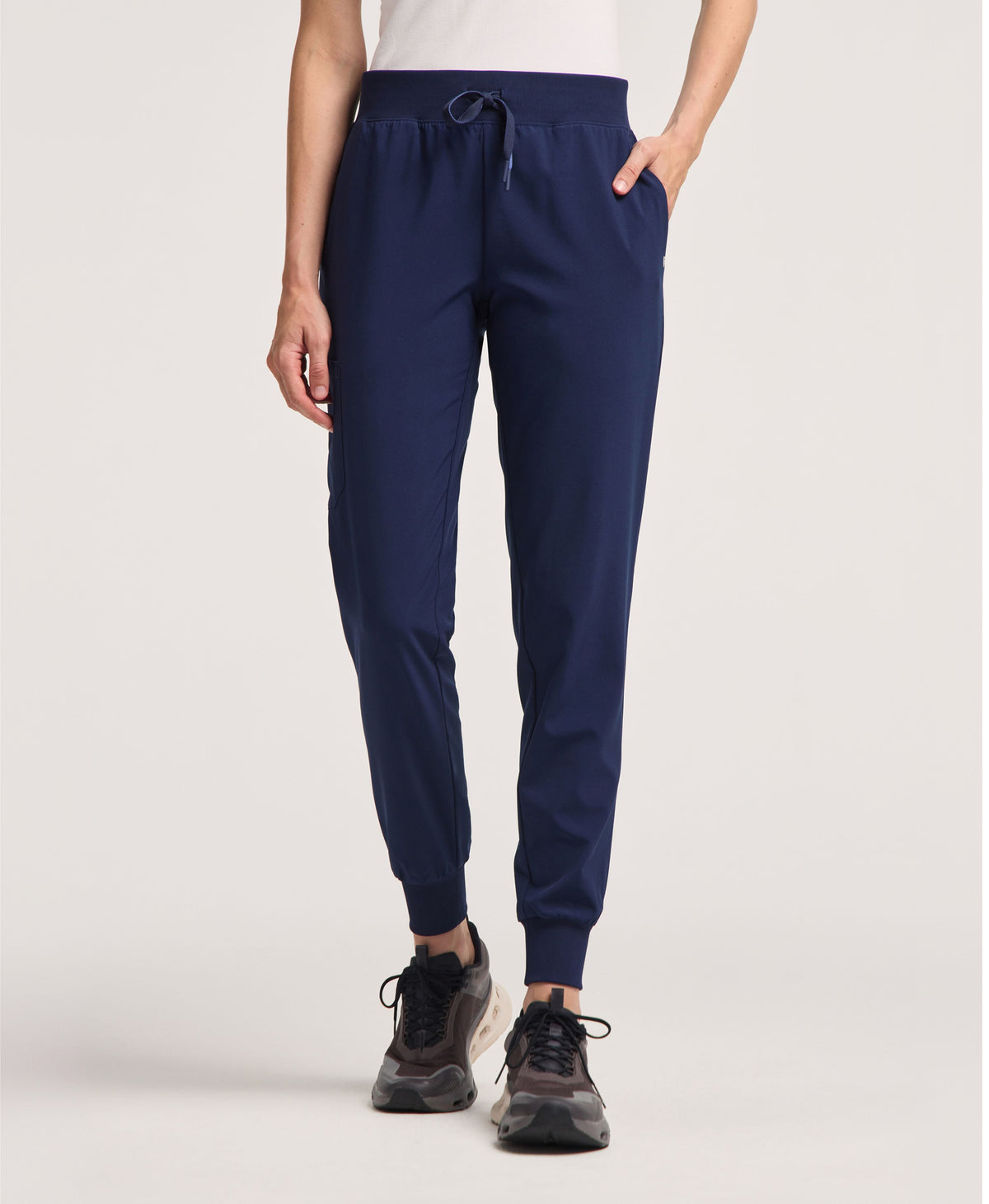 Jaanuu Arden Slim Scrub Jogger in Midnight Navy, product photo 1 of 6