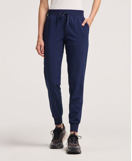 Jaanuu Arden Slim Scrub Jogger in Midnight Navy, product photo 1 of 6