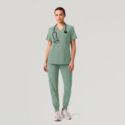 Silex UltraLITE™ 6-Pocket Slim Scrub Jogger - Sage