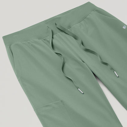 Silex UltraLITE™ 6-Pocket Slim Scrub Jogger - Sage