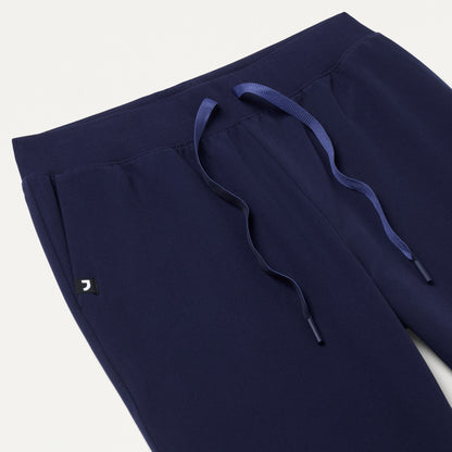 Xenos Slim Knit-Waist Scrub Pant - Midnight Navy