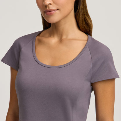 Sorrell Peplum Scrub Top - Titanium